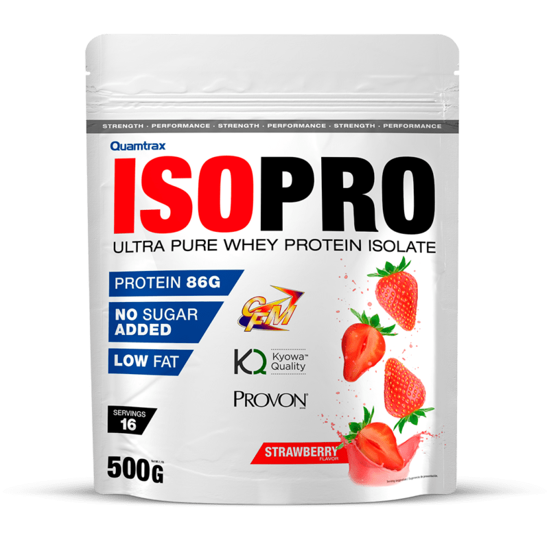 ISOPRO CFM Ultra Pure Whey Protein Isolate 500gr Quamtrax